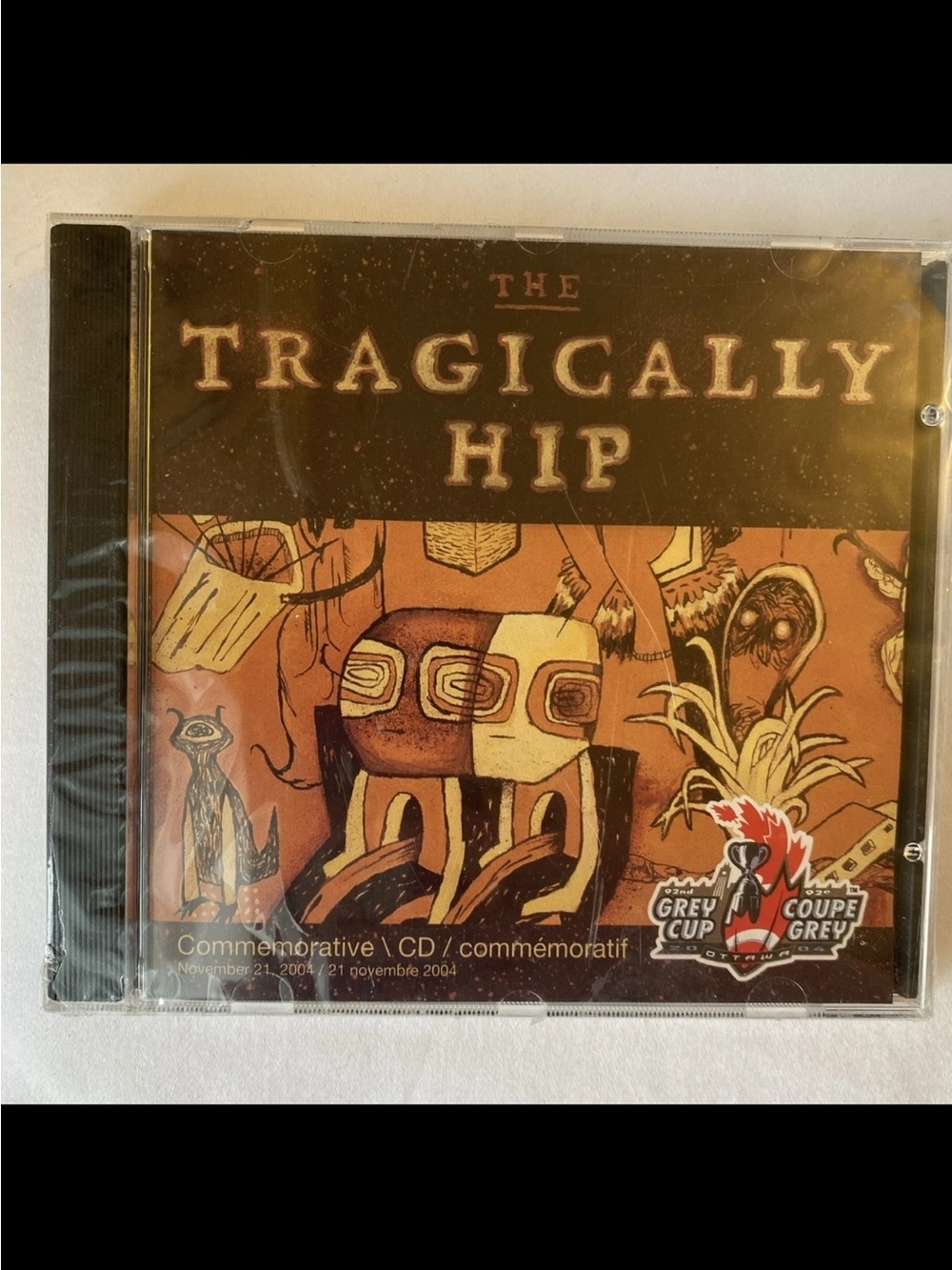 Rare Sealed The Tragically Hip 2004 Grey Cup Commemorative CD